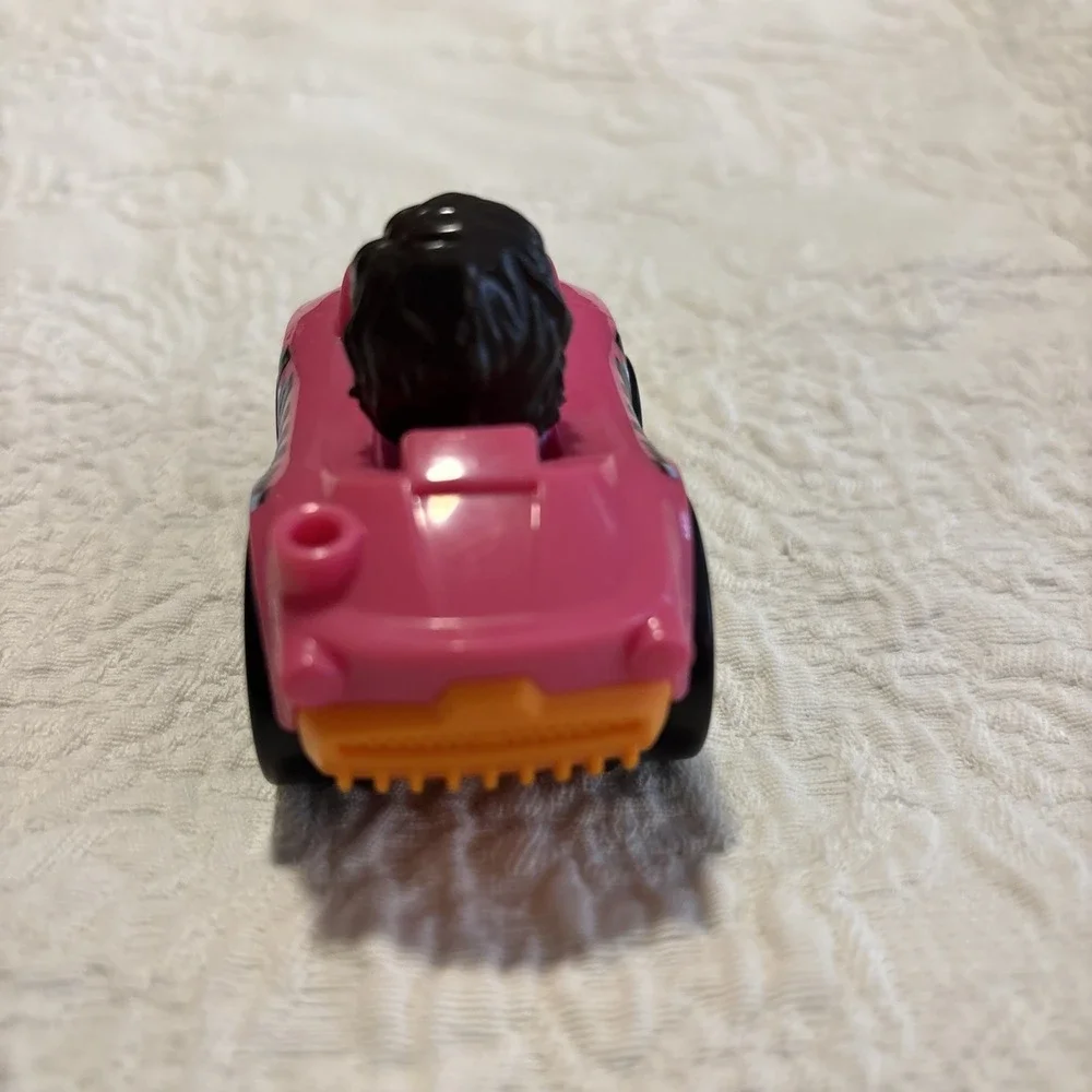 2019 Fisher Price Little People Wheelies Car Girl Pink Purple